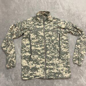 Military Jacket Men Size Small Long Wind Cold Weather Gen III ECWCS Camo digital